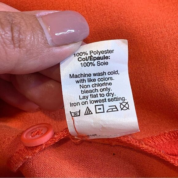 Madewell Industry Button Back Top Red Size XXS - Picture 10 of 10